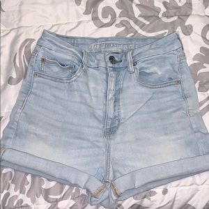 AE Next Level Curvy Denim High-Waisted Short Short